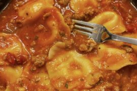 Home made tortellini