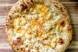 Mac & Cheese pizza and a Palzone 😂