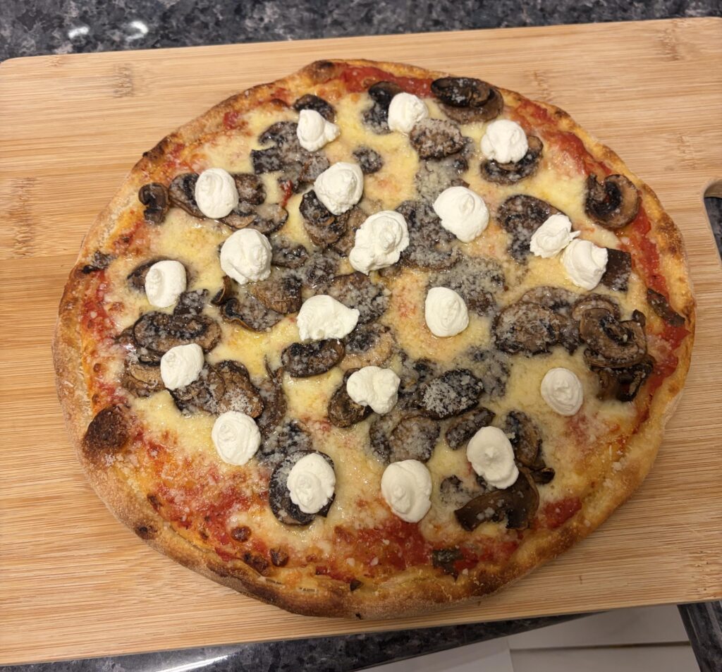 Tonights Mushroom Ricotta