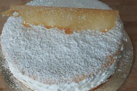 La mia fantastica torta ricotta e pera[homemade]😍