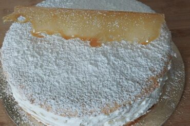 La mia fantastica torta ricotta e pera[homemade]😍