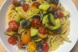Mediterranean style pasta