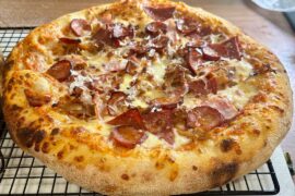 Still working the kinks out in my new outdoor oven