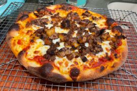 Leftovers Topped Pizza