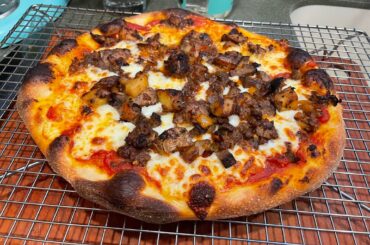 Leftovers Topped Pizza
