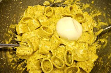 Rigatoni al Pesto di Pistachio