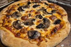 Little fungi pie from last night- 450 on cast iron