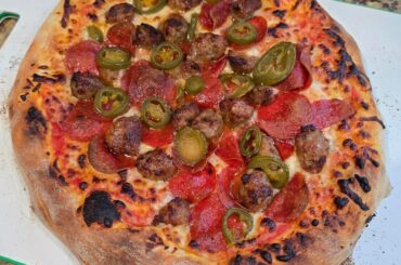 My fourth time making pizzas