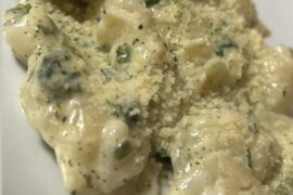 Estas pastas con verdeo, albahaca y crema es mi plato favorito 🔥😍