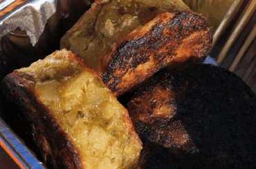 Potato and asparagus cake street food in Apulia - does it have specific name?