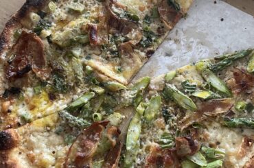 You will be missed carbonara pizza