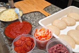 First night of free pizza for the neighborhood