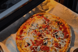 my first homemade pizza