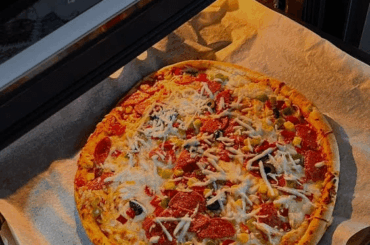 my first homemade pizza