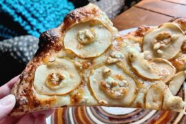 Pear and goat cheese