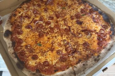 Another 24” inch Banger from Scorpzano Pizzaria Boulder Co,