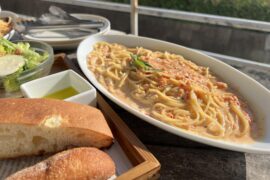 Crab Meat Pasta at Kamakura