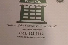 Pastrami pizza from California