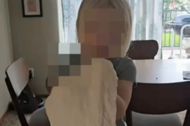 My kiddo (3yo) made her first pizza.