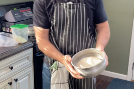 How I open a dough ball