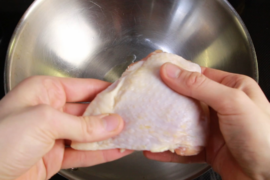 crispy chicken pan sauce spaghetti