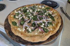 Chicken Spinach Feta Alfredo