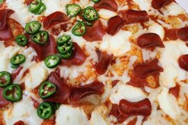 Pepperoni jalapeño ricotta mozzarella