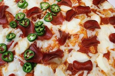 Pepperoni jalapeño ricotta mozzarella