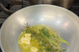 Orecchiette w/ mushroom&onion