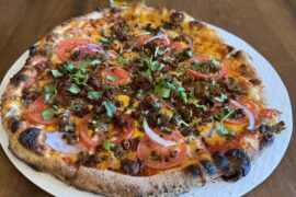 I had a Pizza and beer at the Cloudcroft Brewing Company, Cloudcroft, New Mexico. 9000 foot elevation.