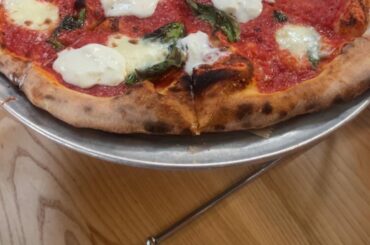 Marg pizza from Trigo in Willimantic, CT