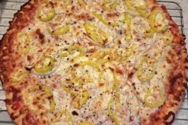 Pub style - banana pepper and onion