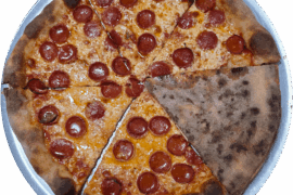 Getting better at these NY style pies. Decent, decent.