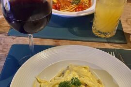 Creamy carbonara night 🍝✨