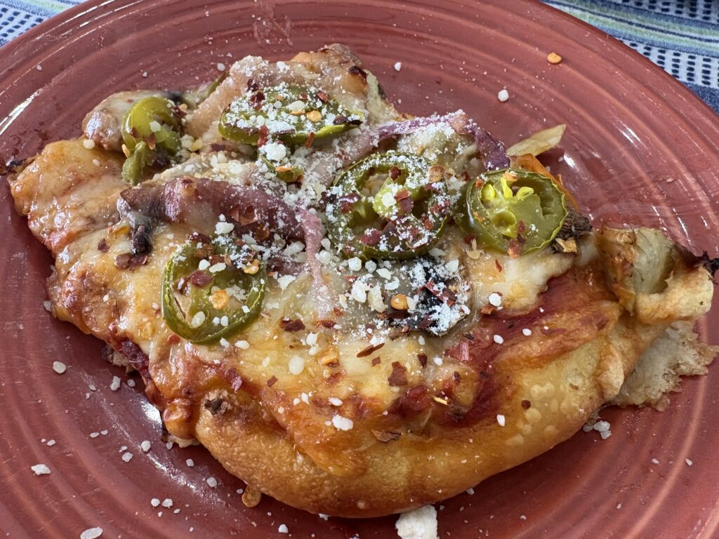 Sourdough Pizza (reheated)