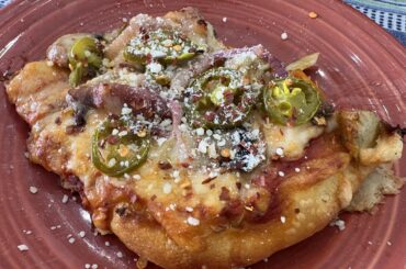 Sourdough Pizza (reheated)