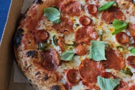 Peperoni, chorizo, candied jalapeños & hot honey