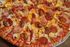 Pepperoni, Sausage, & Ham Pizza