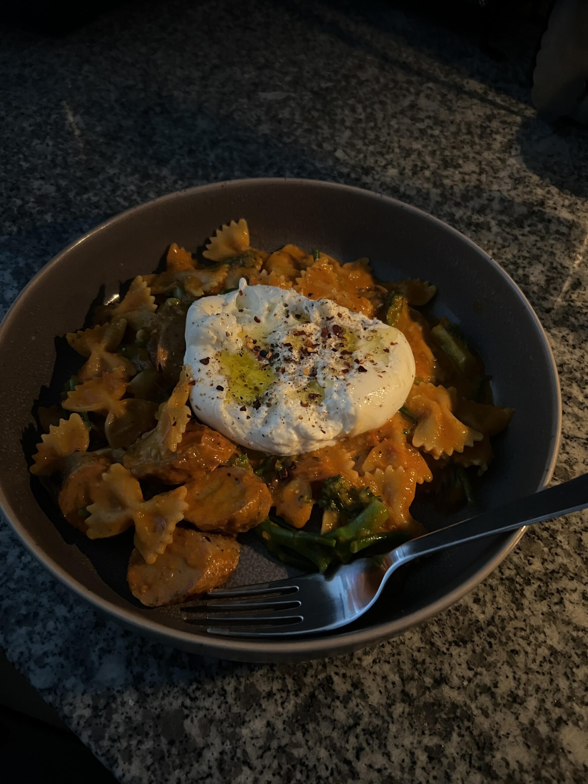 Farfalle with cherry tomato sauce Farfalle with cherry tomato sauce