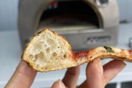 Caputo, 91h @ 6°C. Crumb check.