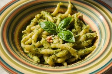 Cecamariti with Pesto