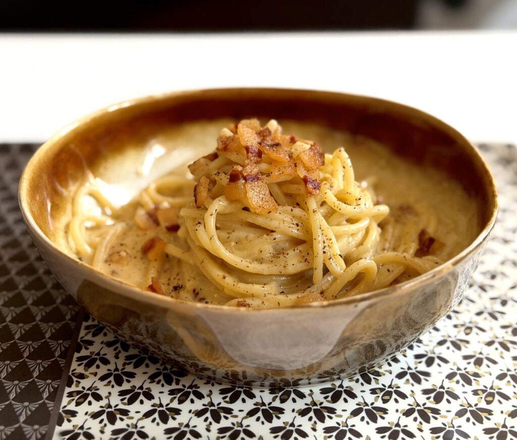 Homemade carbonara