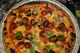 Candied jalapeños, pancetta, pepperoni & hot honey