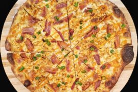 Buff Chick and Bacon