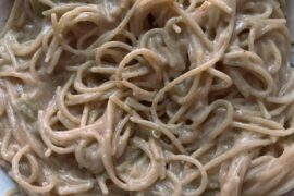 I have been into thin spaghetti for shape and size of pasta lately. Oh my goodness it is so good. What about you?