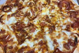 4 of my pizzas we make at our shop