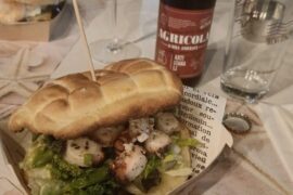 Un fantastico panino con il polpo