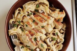 Chicken alfredo pasta
