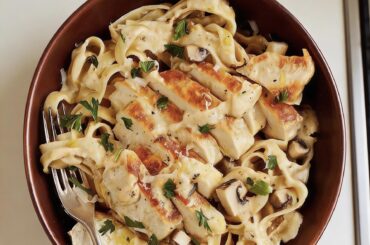 Chicken alfredo pasta