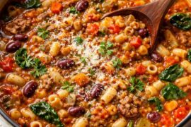 One Pot Pasta e Fagioli